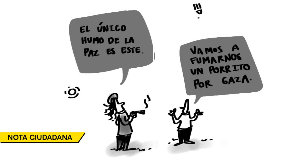 Caricatura: Verdaderos diálogos de paz