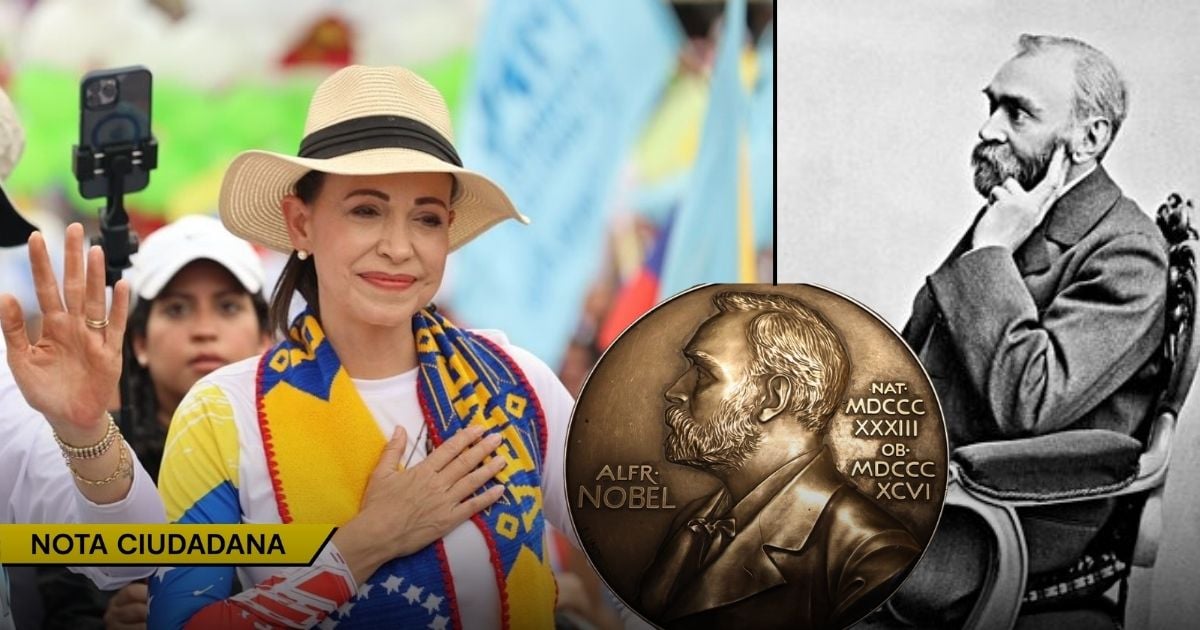 Alfred Nobel se revuelca en su tumba luego de que le dieran el Nobel a María Corina