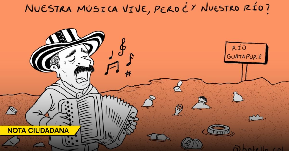 Caricatura: Notas que no limpian el río