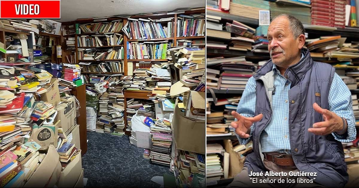 El conductor del camión de basura que montó en el sur de Bogotá una biblioteca donde nadie tiene que devolver los libros
