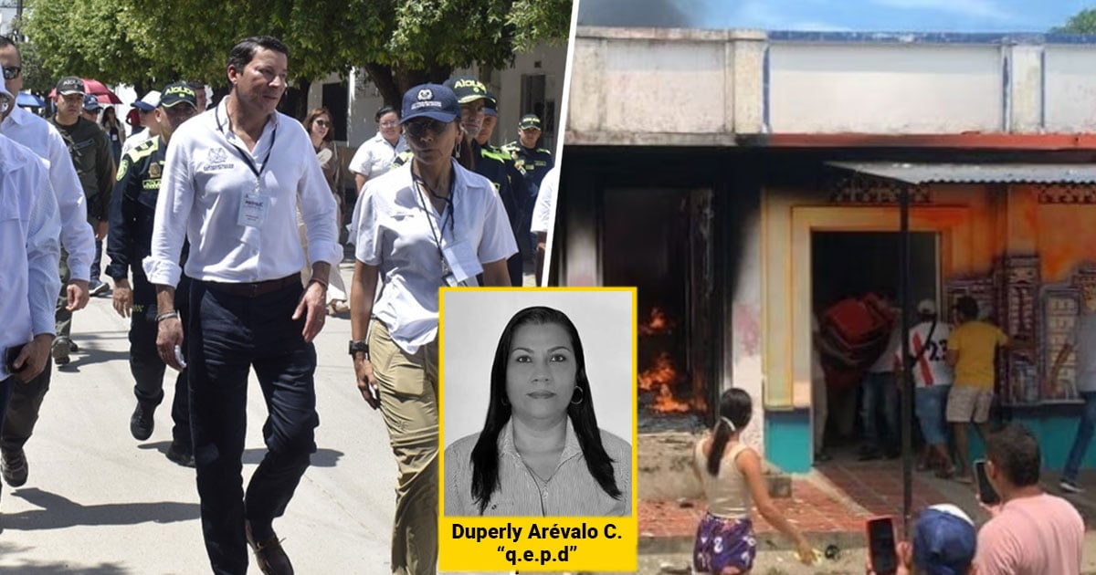 Cuando una turba incendió la Registraduría de Gamarra y quemó viva a Duperly Arévalo, que protegía los tarjetones