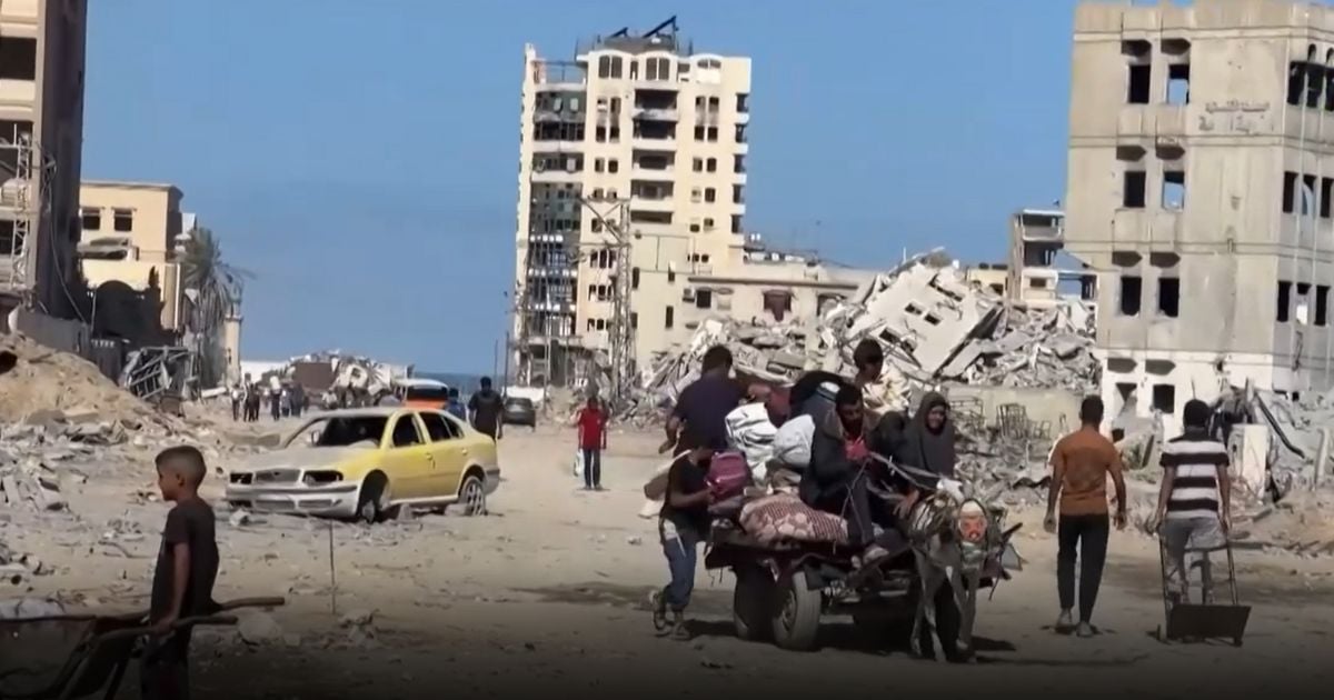 Palestinos en Gaza retornan a las ruinas, a la incertidumbre