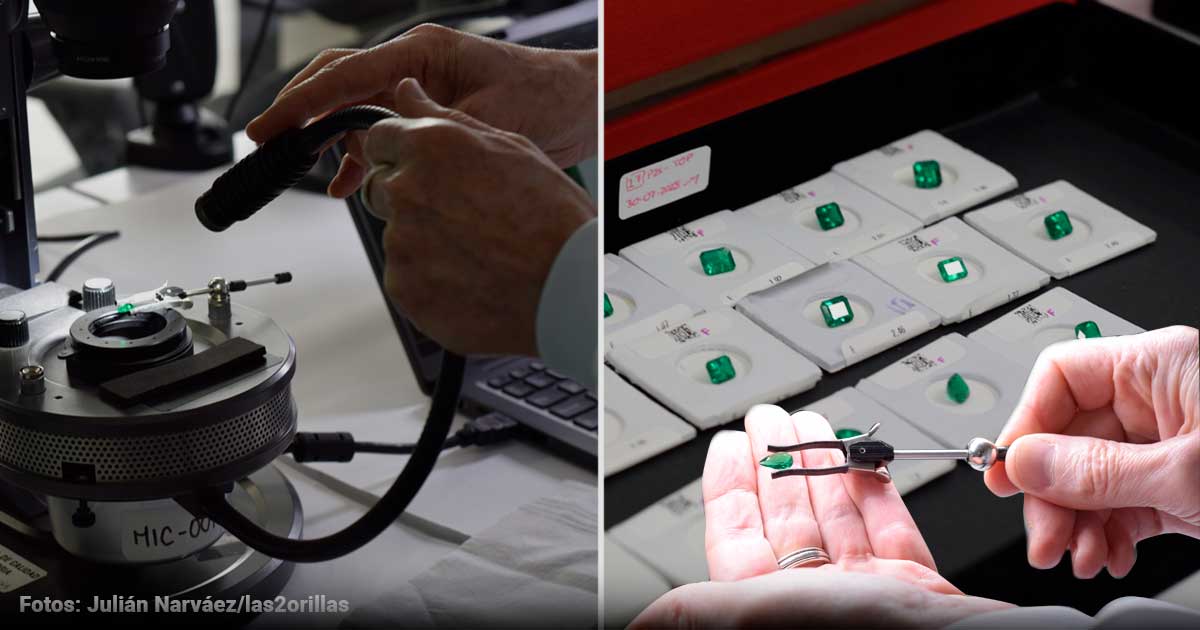 El secreto del arte de tallar las esmeraldas que salen de las minas de Muzo