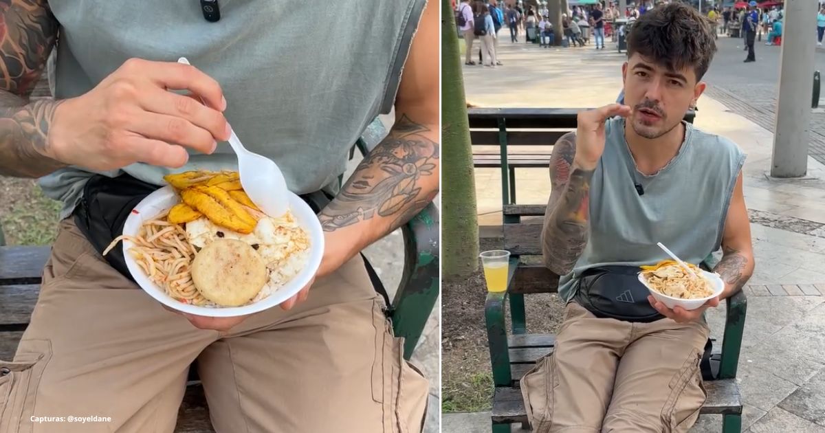 El puesto callejero en Medellín que ofrece almuerzos desde  mil, buenos, bonitos y sabrosos