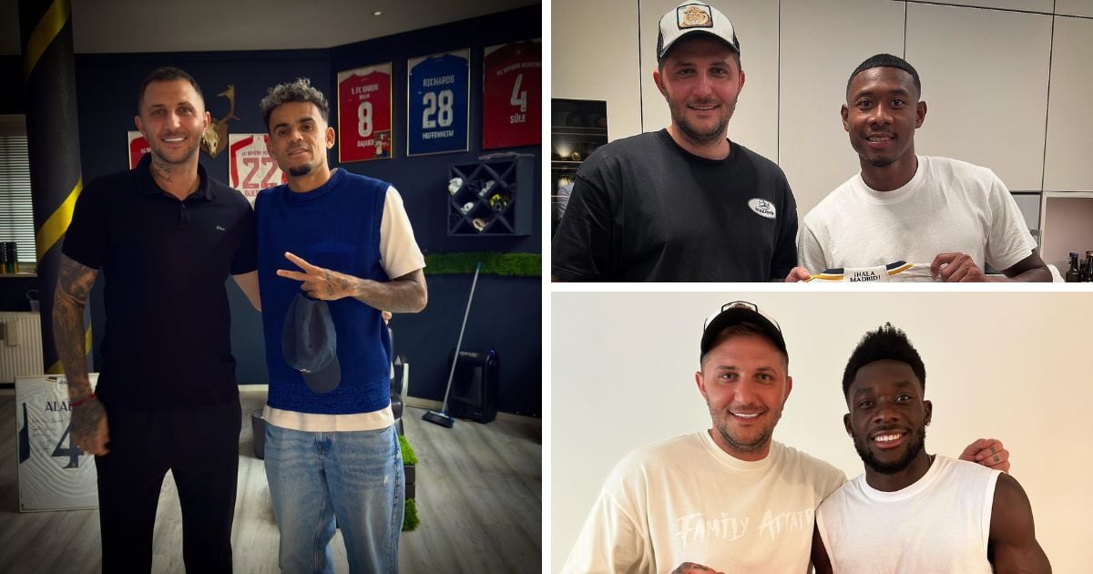 Quién es el rumano que se convirtió en el barbero preferido de Luis Díaz y otras estrellas del fútbol europeo