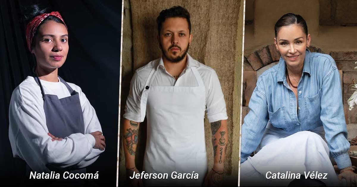 Los 5 chefs colombianos premiados por su revolución culinaria con ingredientes locales y preparaciones sofisticadas