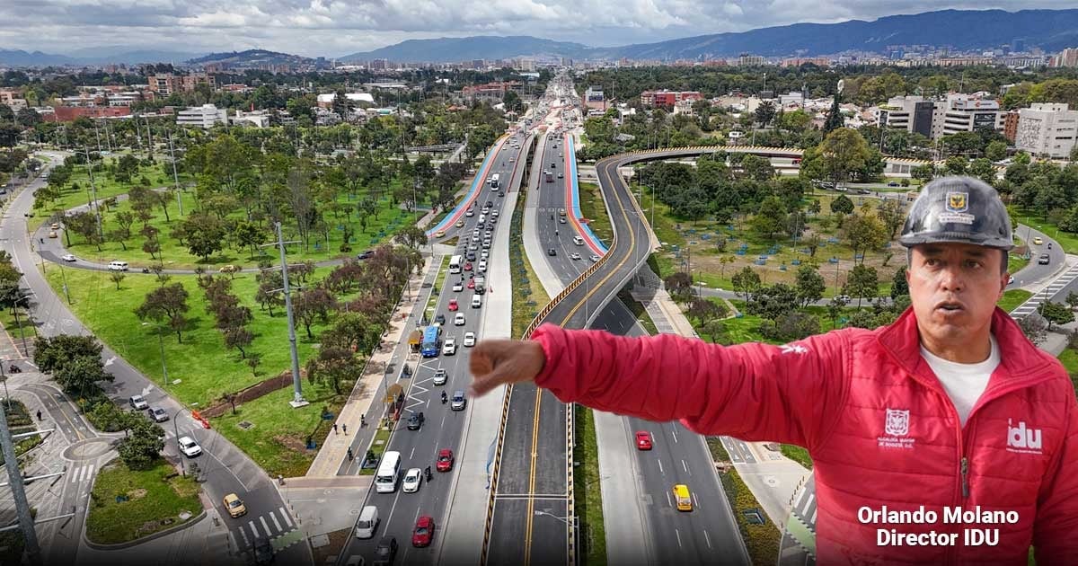Así avanzan las obras de la AV 68 este fin de año estará listo el puente curvo del tramo 5 de la calle 24 a la calle 46