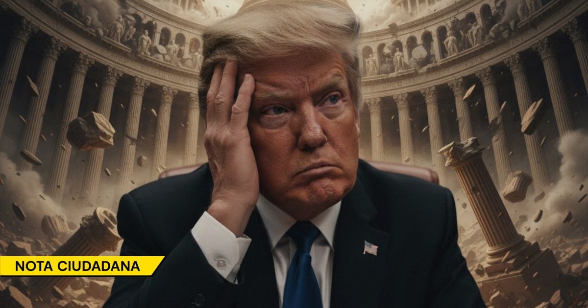 Trump juega con fuego mientras su imperio se le desmorona