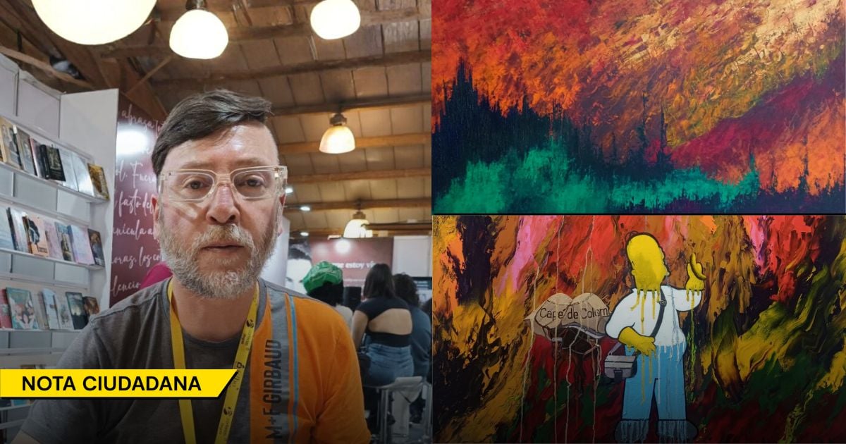 El artista santandereano que le puso el mismo precio a todas las 52 obras de su nueva exposición