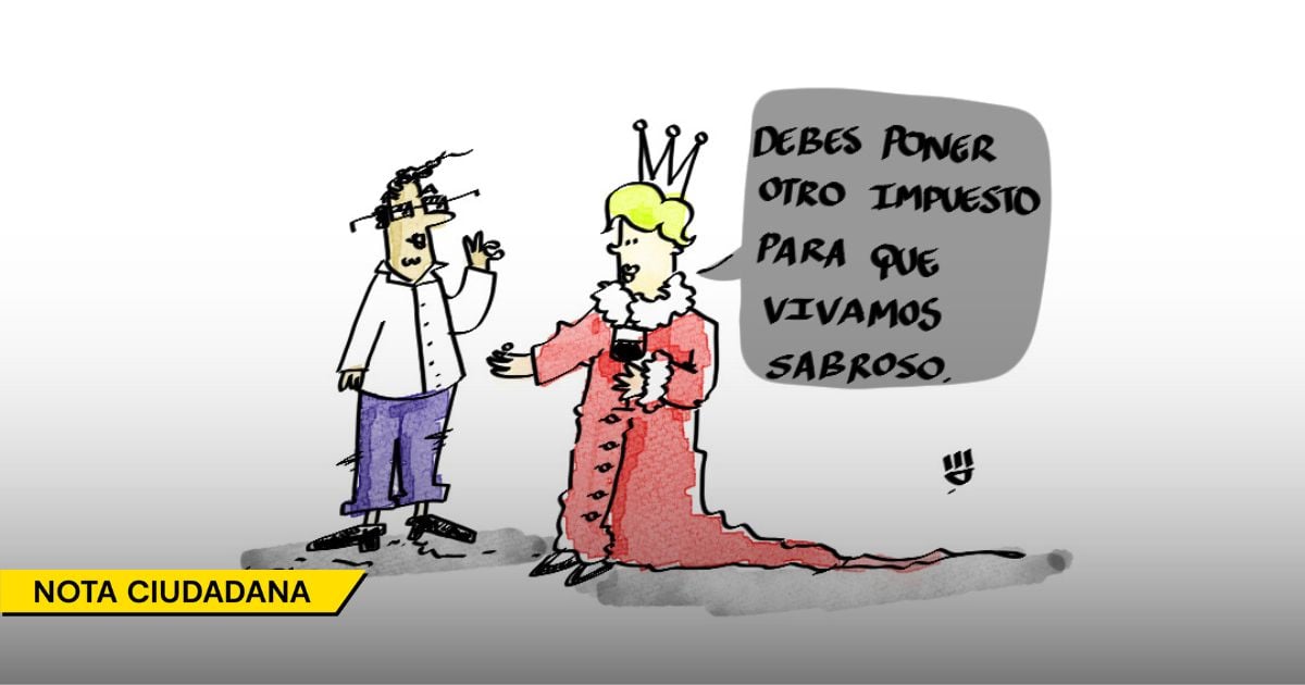 Caricatura: Líderes de izquierda, vida de monarcas