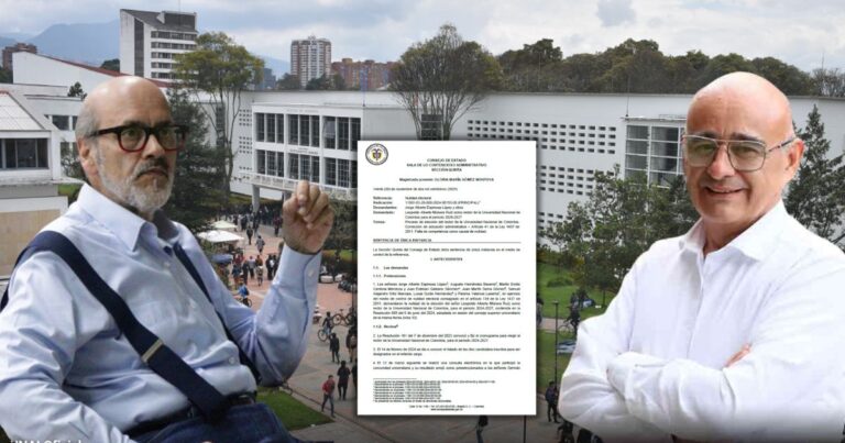  - La UNAL queda dividida luego de que el Consejo de Estado tumbara la rectoría de Leopoldo Múnera