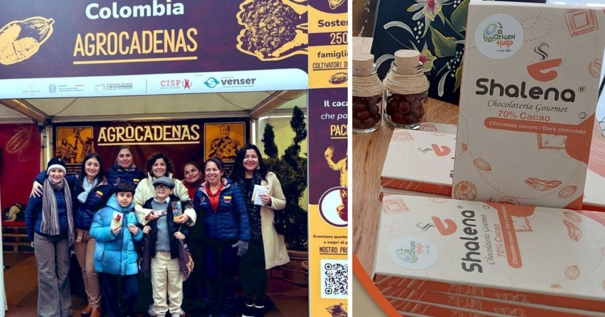 Una chocolatería del Huila, una cooperativa de Boyacá y otros cacaoteros lograron estar en el prestigioso Eurochocolate