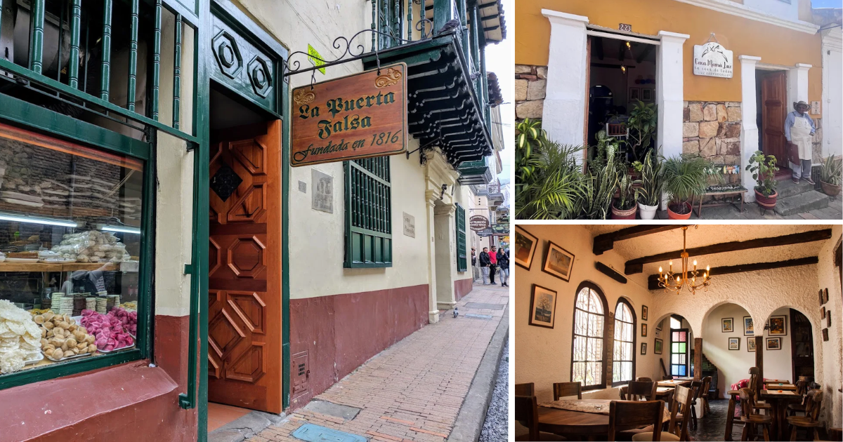Los tres mejores restaurantes del Centro Histórico de Bogotá, perfectos para visitar el fin de semana