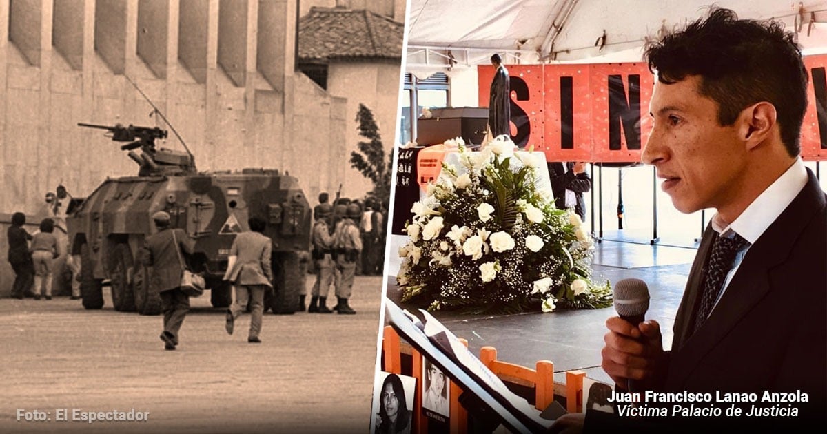 La búsqueda que duró 34 años por los restos de su mamá Gloria Anzola, quien cayó en la toma del Palacio de justicia