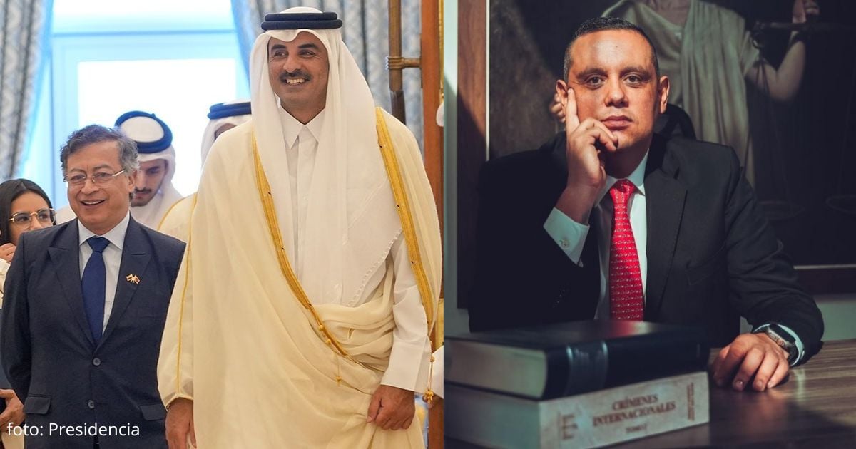 El abogado paisa contratado por el Ejercito Gaitanista de Colombia como asesor jurídico en las negociaciones en Catar