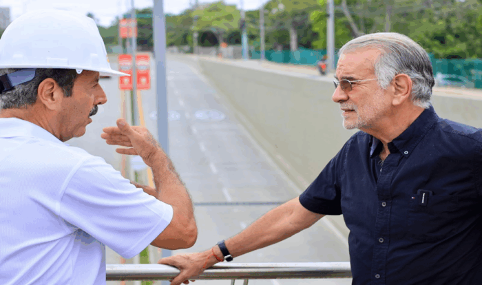  - El fiasco de la Gran Vía en Barranquilla contratada por Elsa Noguera que llevan 3 años construyendo