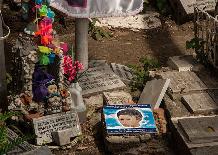  - Este es el sitio en Armero donde murió Omayra Sánchez que desde hace 40 años es lugar de peregrinación