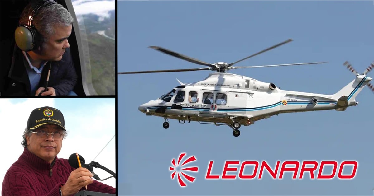 Así fue como llegó un poderoso helicóptero italiano a ser la nave presidencial de Colombia