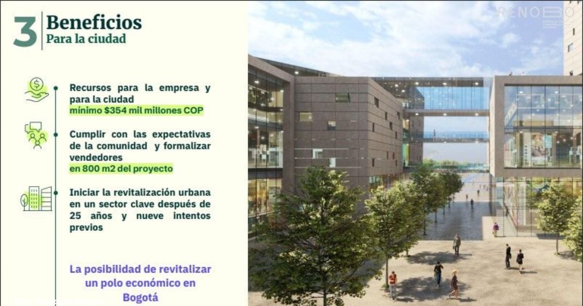 El nuevo megacentro comercial que tendrá Bogotá y transformará el centro de la ciudad - -- Las2orillas El nuevo megacentro comercial que tendrá Bogotá y transformará el centro de la ciudad