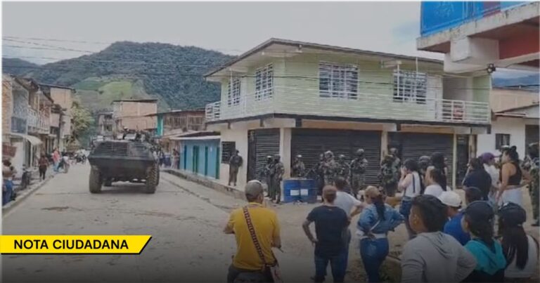  - El territorio de Colombia donde operan todos los grupos armados