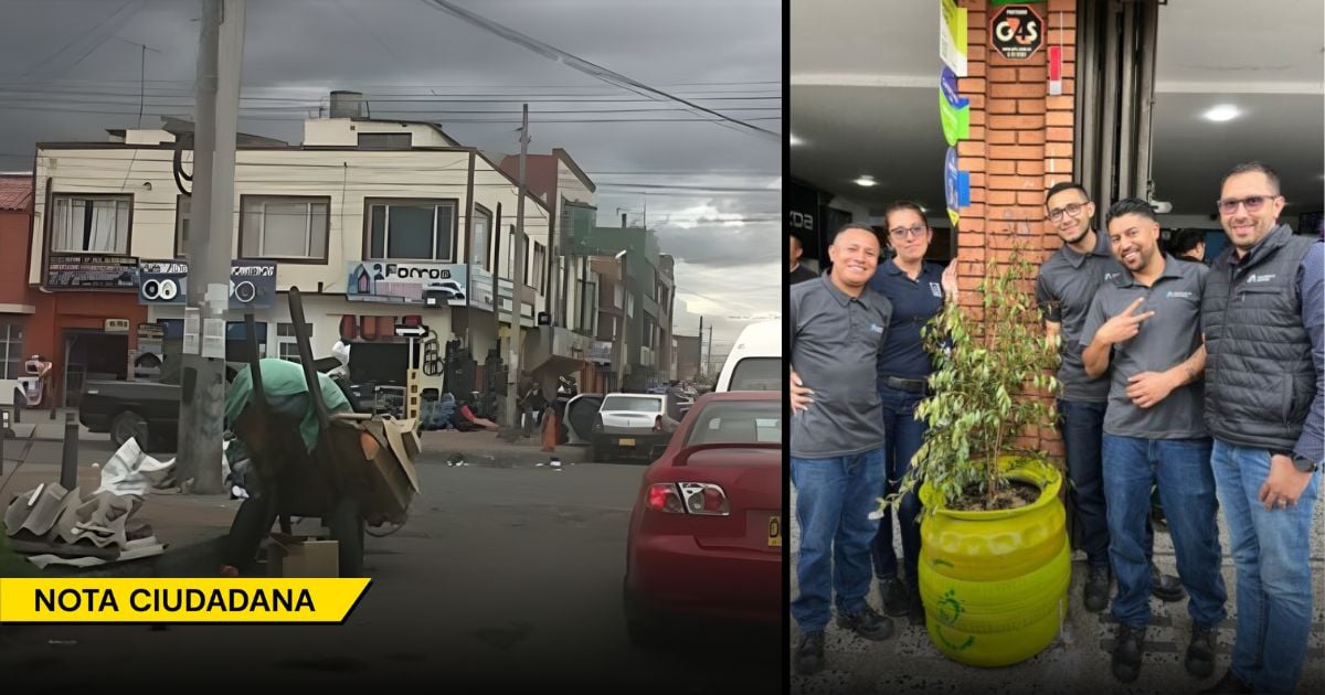 Entre el humo y la grasa de los motores sembraron árboles para cambiarle la cara al barrio 7 de Agosto