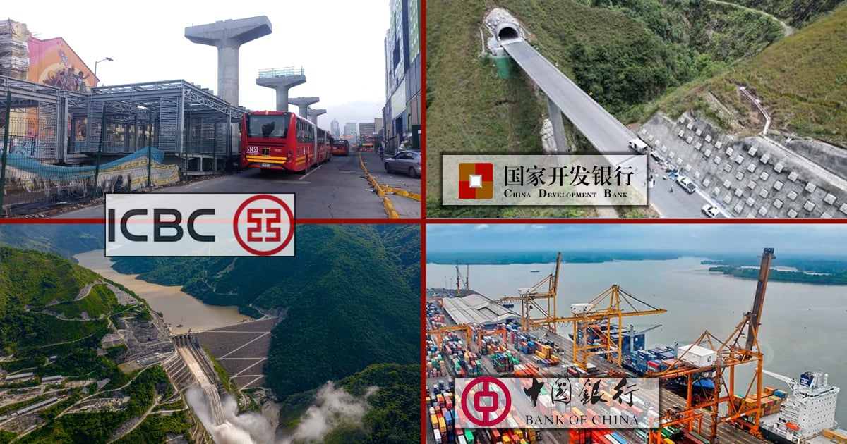 Los 4 gigantes bancos chinos que financian obras claves en Colombia