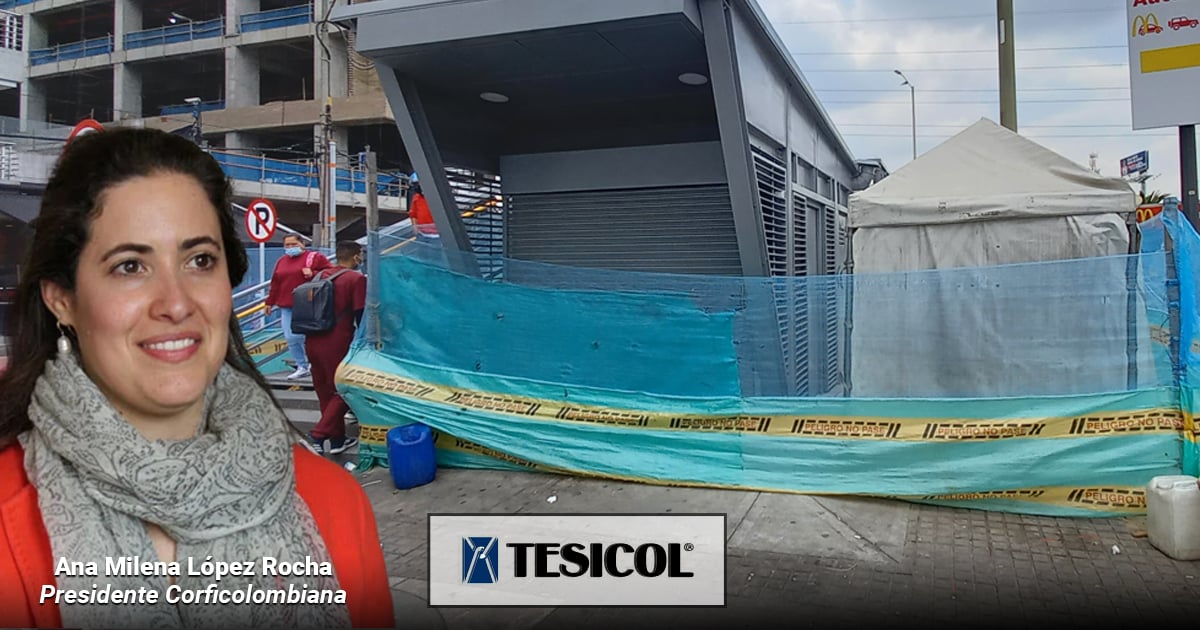 Quién fabrica las polisombras que tienen invadida a Bogotá tapando la multitud de obras