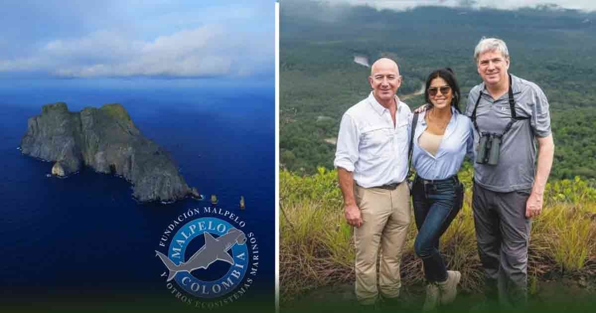 La protección de la fauna y flora de Malpelo en el Pacífico recibirá apoyo de Jeff Bezos