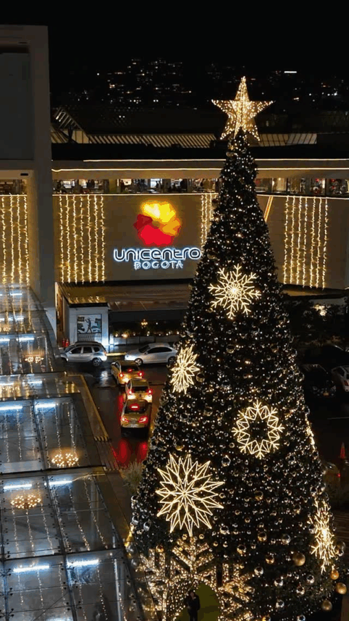 Cuál es el centro comercial que fue seleccionado como el de mejor decoración navideña en Colombia
