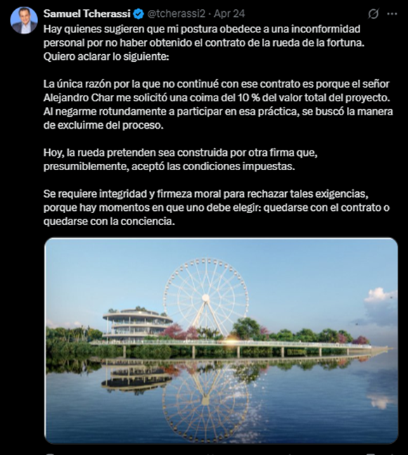  - La Luna del Río: así se tejió el contrato millonario que llevará una noria gigante al Malecón de Barranquilla