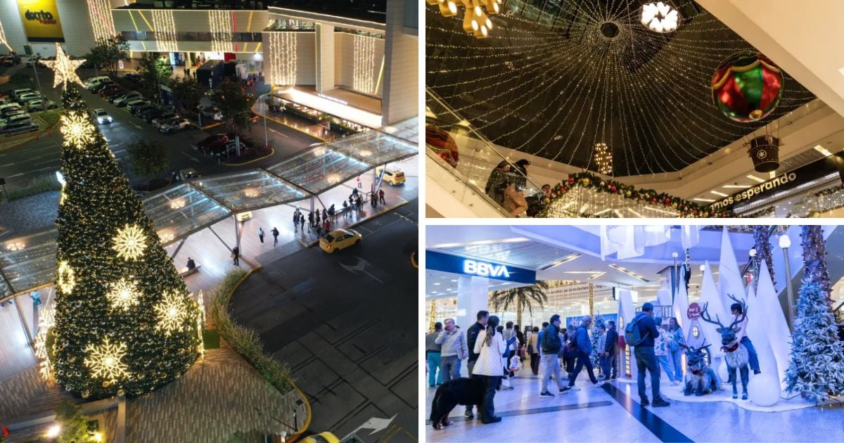 Cuál es el centro comercial que fue seleccionado como el de mejor decoración navideña en Colombia