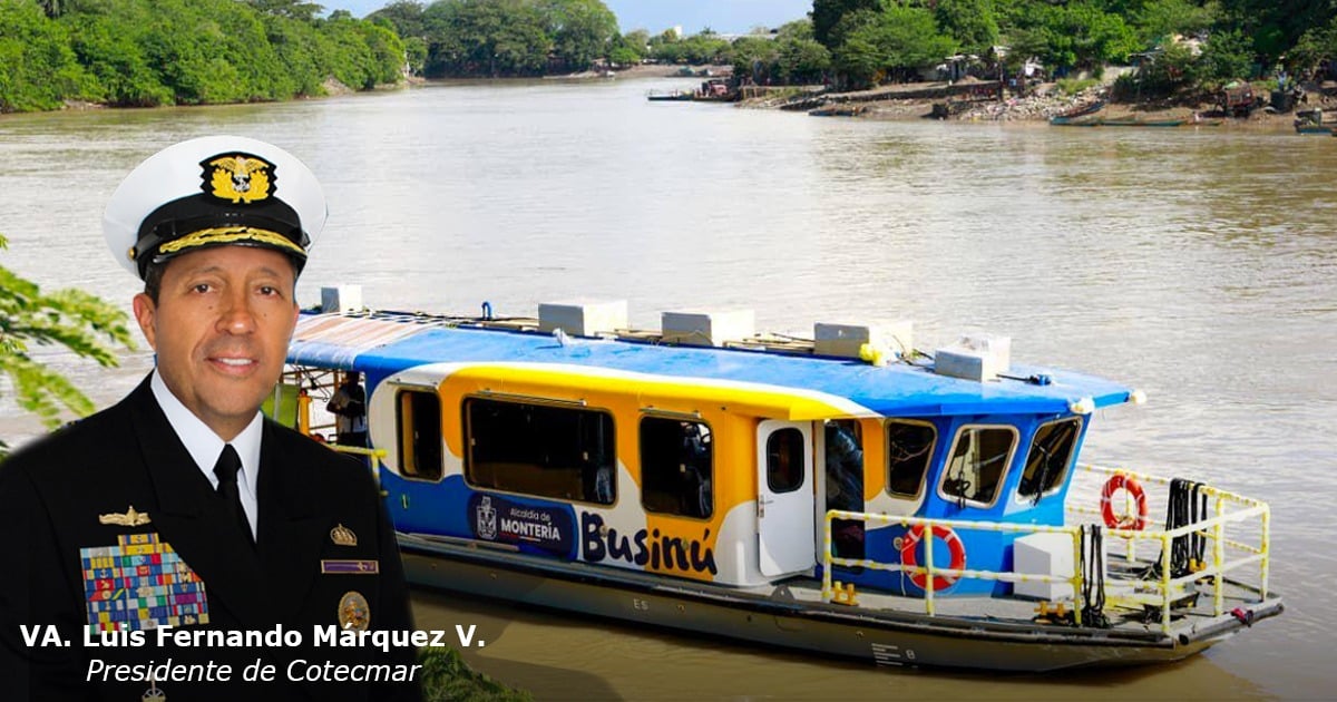 La empresa naval pública detrás del nuevo sistema de transporte que estrenó Montería en el río Sinu