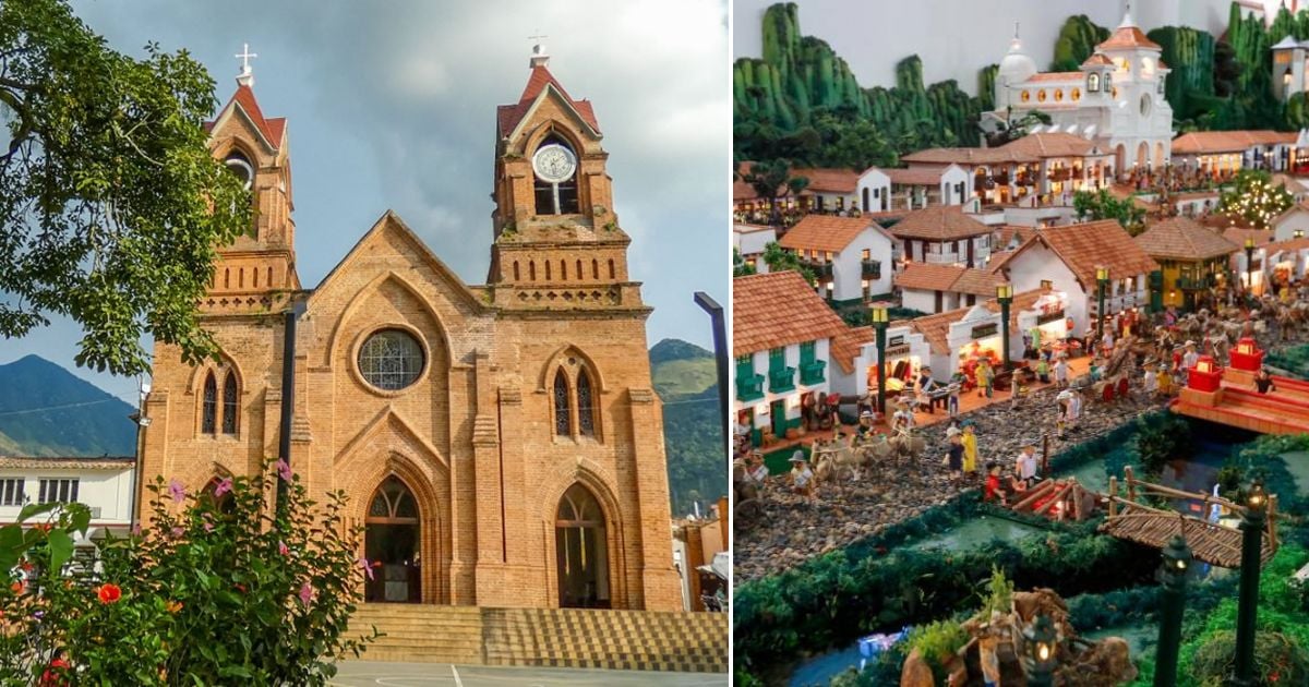 Cómo llegar al pueblito de Antioquia con el pesebre más impresionante de Colombia, tiene récord Guinness