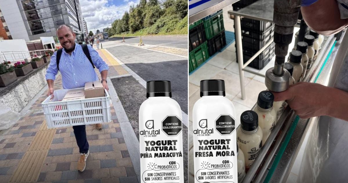 El caleño que pasó de vender arepas en pandemia a montar un emporio que le vende yogurt a 1500 supermercados