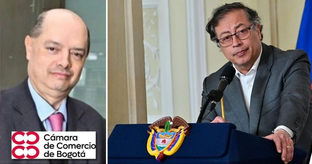 ¿Cuál fue el empresario que apoyó el Bloque de los 4 de Petro en la junta de la Cámara de Comercio de Bogotá?