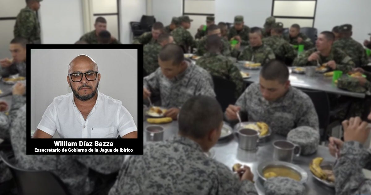 Dos militares y la alcaldía de la Jagua de Ibirico se amangualaron para cobrar la comida de soldados inexistentes