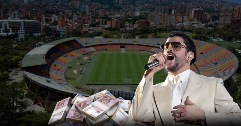 Bad Bunny - Por qué el concierto de Bad Bunny le dejaría más de USD20 millones de dólares a Medellín