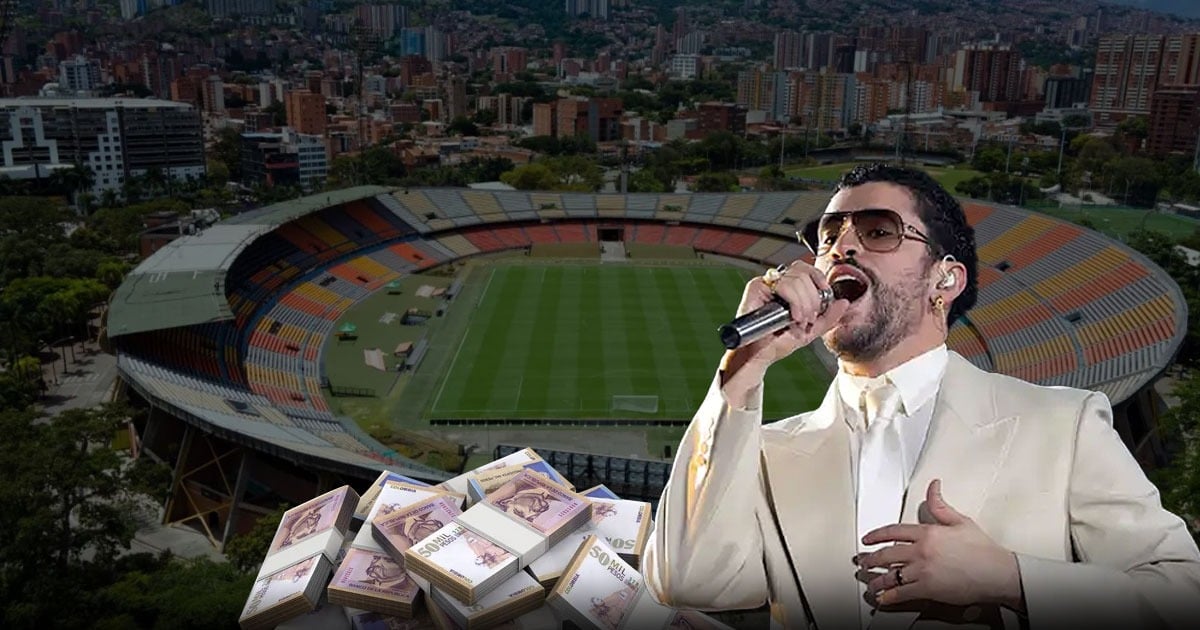 Por qué el concierto de Bad Bunny le dejaría más de USD20 millones de dólares a Medellín