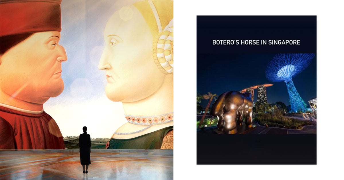 Una gira monumental de esculturas y pinturas de Fernando Botero inició en Singapur