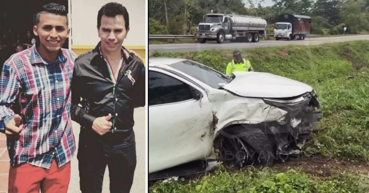 Sebastián Ayala sufre grave accidente en carretera horas después de la muerte de Yeison Jiménez