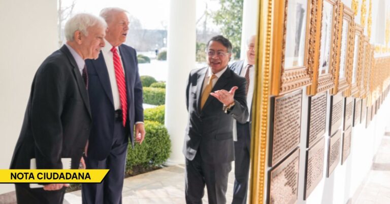  - Los opositores de Petro no tuvieron más opción que criticar la puerta por la que entró a la Casa Blanca