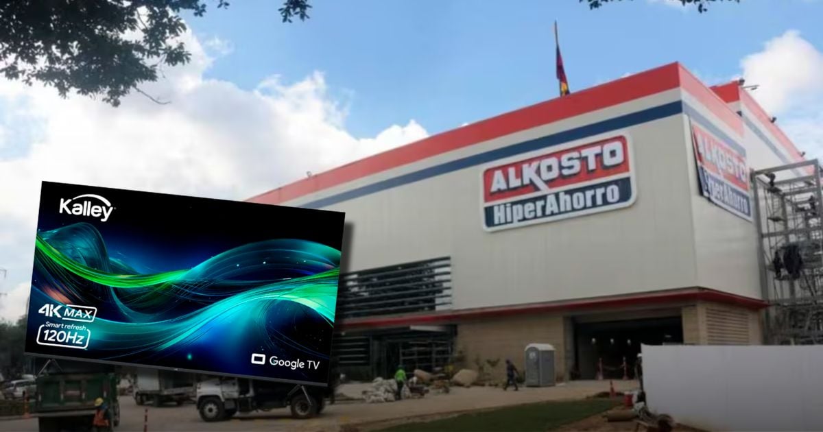  - El impresionante televisor de 65 pulgadas que Alkosto está dejando en menos de  millones