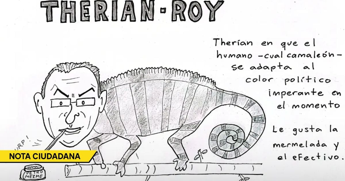  - Caricatura: Roy Barreras se une al grupo de los Therian como un camaleón