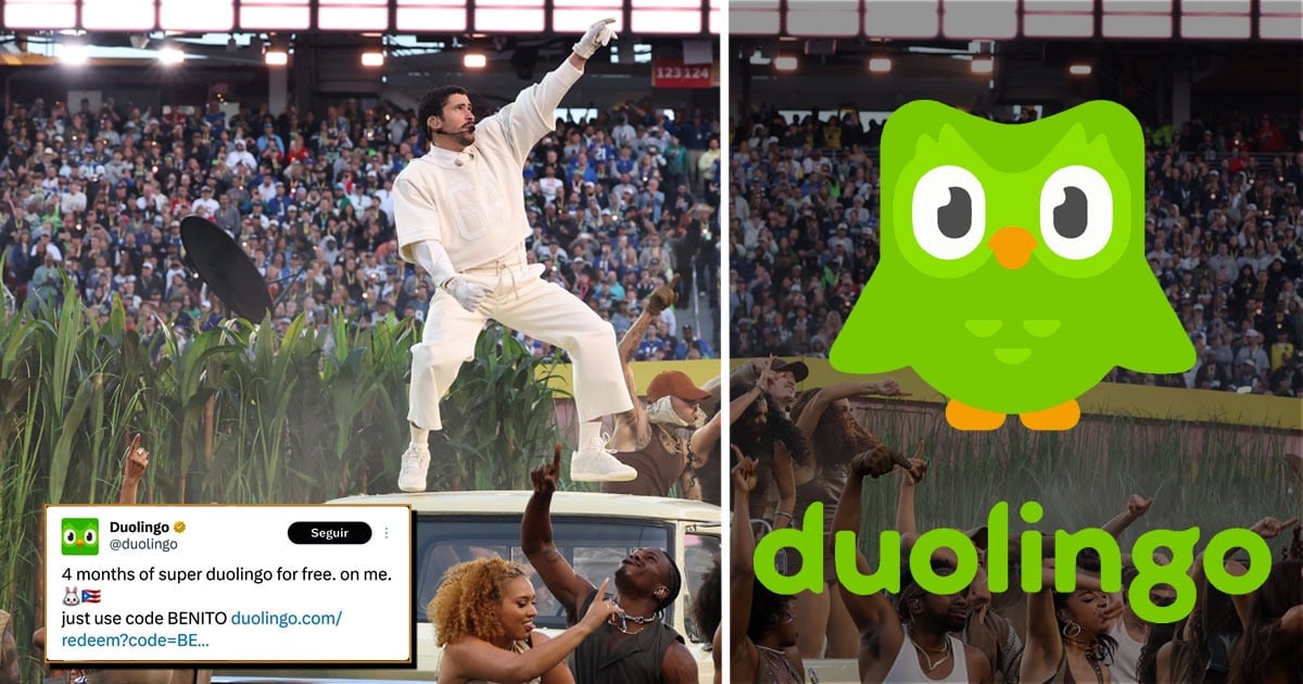 Duolingo, la plataforma para aprender idiomas que tiene en Colombia gran clientela se disparó con el show de Bad Bunny
