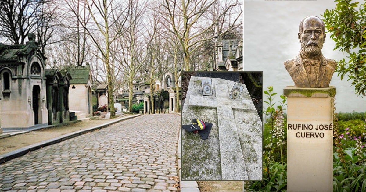  - Rufino Cuervo está enterrado entre grandes figuras de la historia como Jim Morrison, Marcel Proust y Oscar Wilde