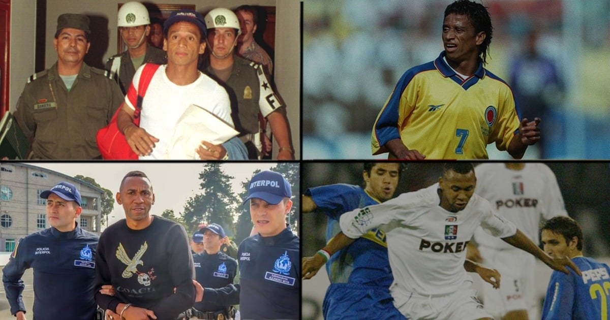 Futbolistas en narcotráfico - Cinco futbolistas que se enredaron con el narcotráfico y varios terminaron presos