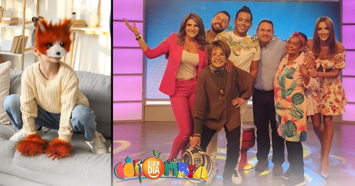 Violeta Bergonzi, durante su paso por Buen Día Colombia de RCN