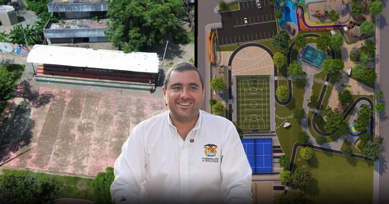 Parque las américas Magangué - El edificio abandonado que la Gobernación de Bolívar le compró a Movistar para hacer un mega parque en Magangué