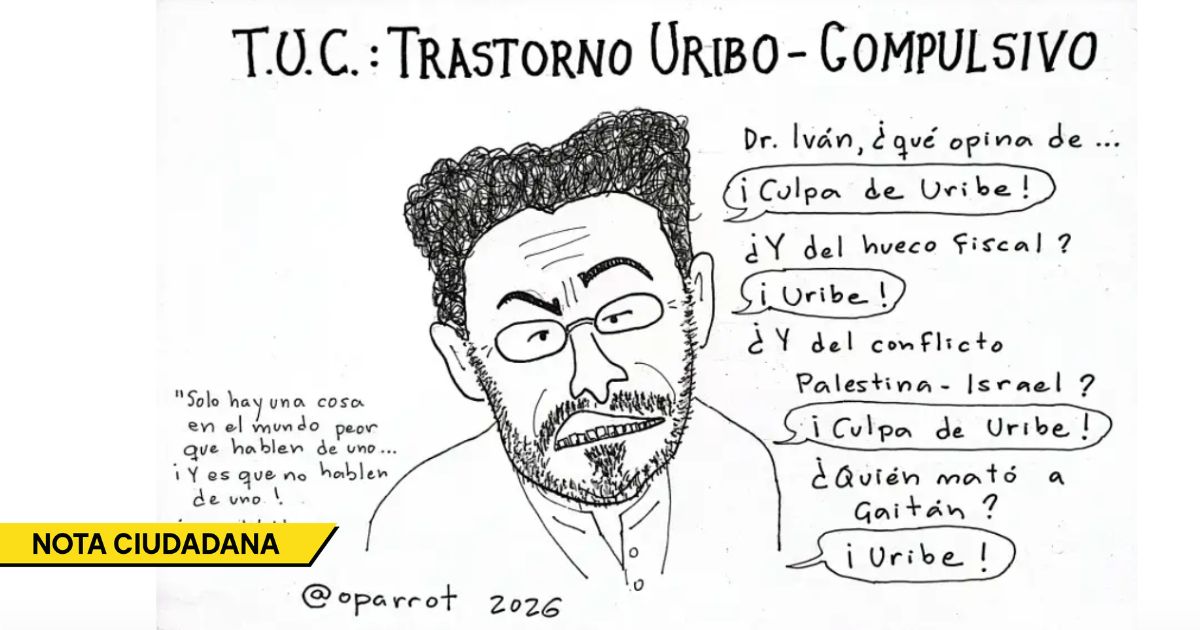  - Caricatura: La peligrosa obsesión de Iván Cepeda con Álvaro Uribe