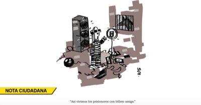 Caricatura: La excéntrica vida de Epa Colombia en la cárcel